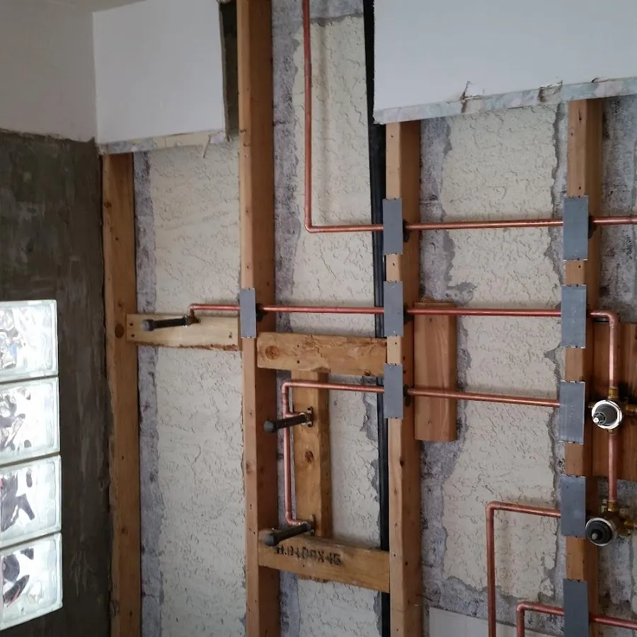 Copper pipe installation for Repiping in Hamlet