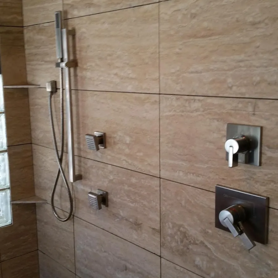 Shower fixture installation for Water Heater Replacement in Hamlet
